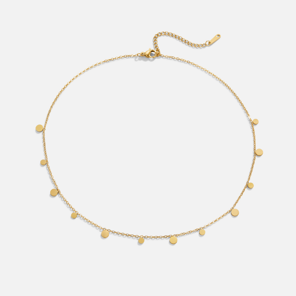 Agatha Gold Tropfen Halskette