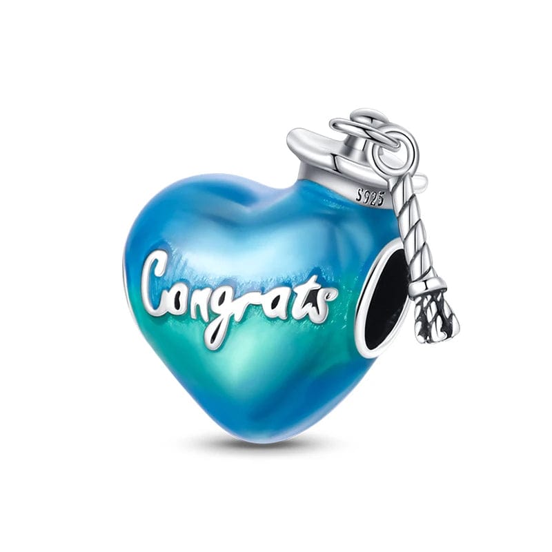 Graduation 2025 Heart Charm