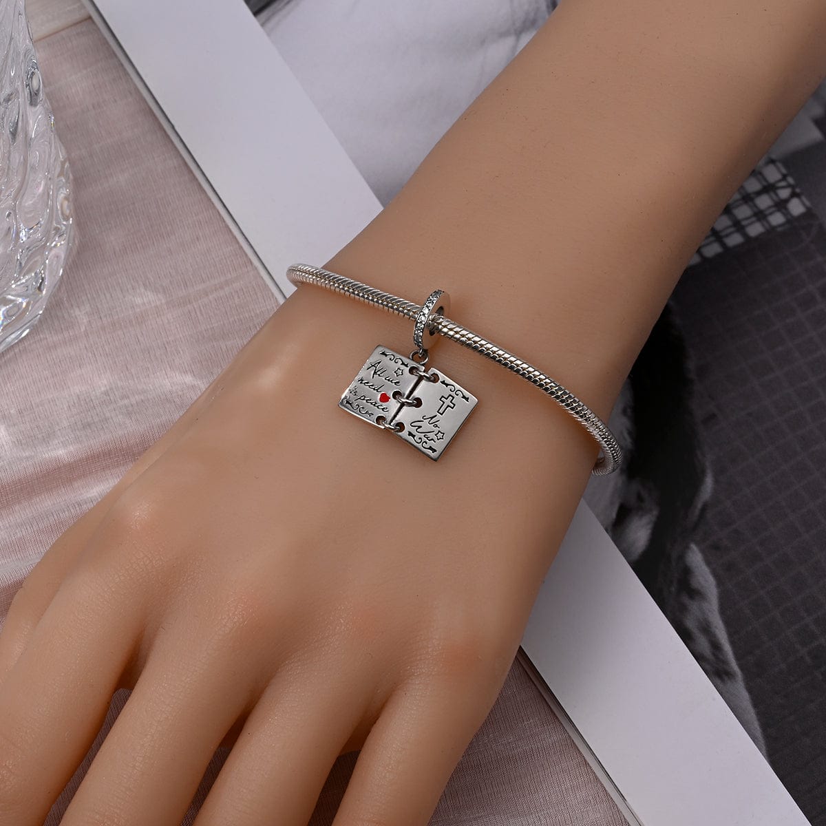 Liora Atelier All We Need is Peace Book Charm