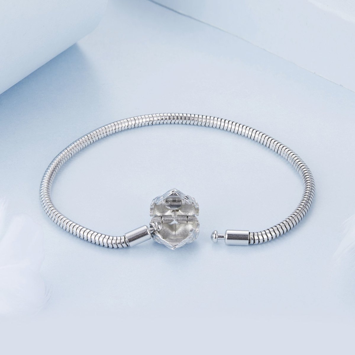 Liora Atelier Angel Wings Heart Charm Bracelet