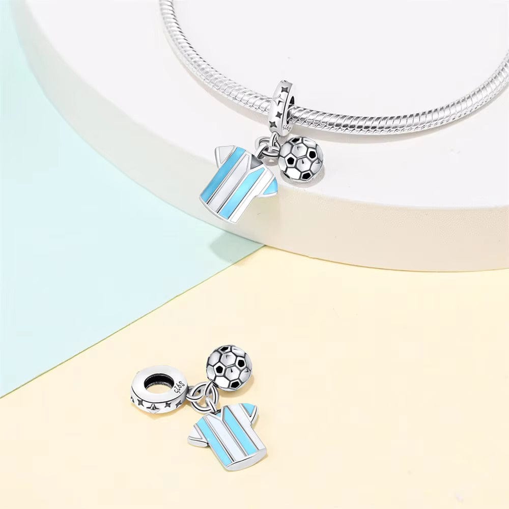 Liora Atelier Argentina Football Messi Shirt Dangle Charm