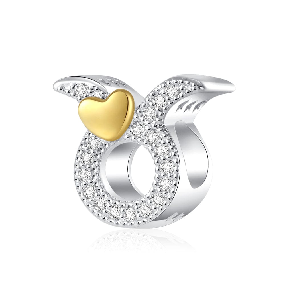 Liora Atelier Gold Heart & Pavé Crystals Astrology Signs Zodiac Constellation Charms