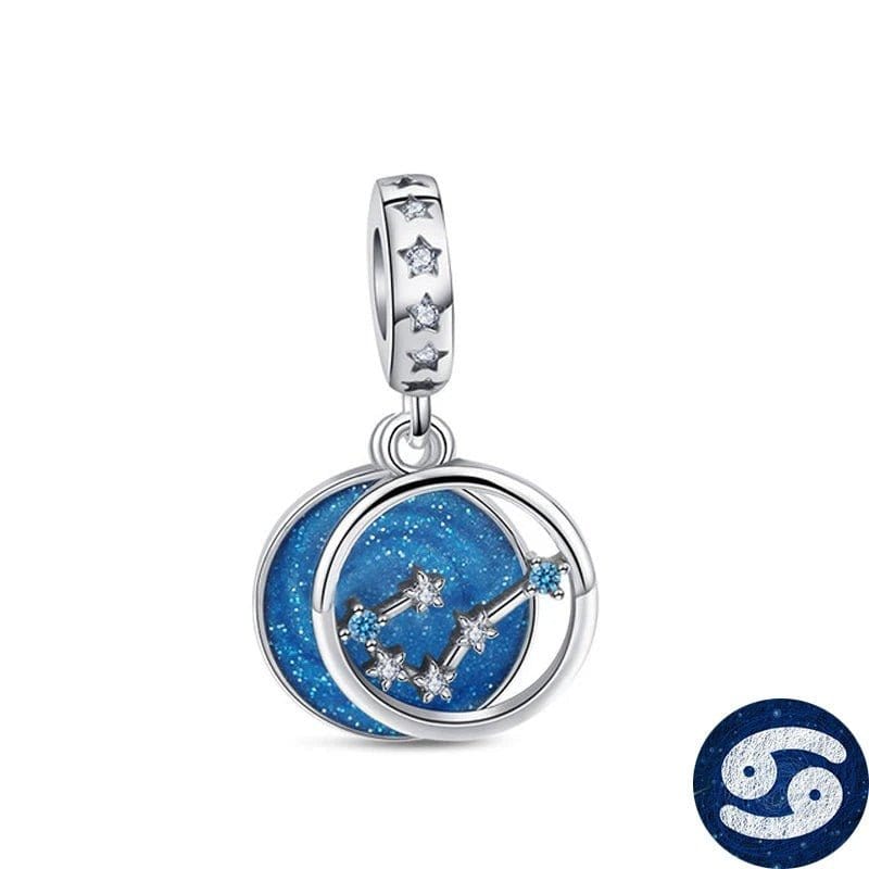 Liora Atelier Blue Galaxy Astrology Signs Zodiac Constellation Charms