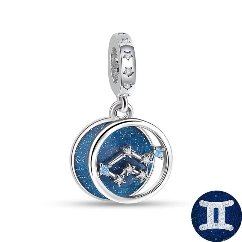 Liora Atelier Blue Galaxy Astrology Signs Zodiac Constellation Charms
