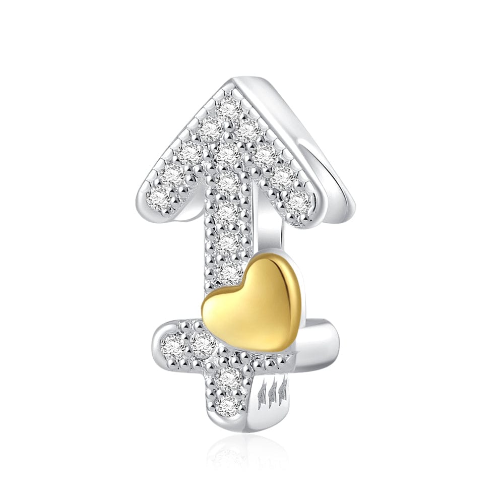 Liora Atelier Gold Heart & Pavé Crystals Astrology Signs Zodiac Constellation Charms