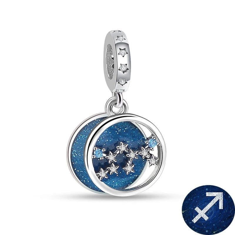 Liora Atelier Blue Galaxy Astrology Signs Zodiac Constellation Charms