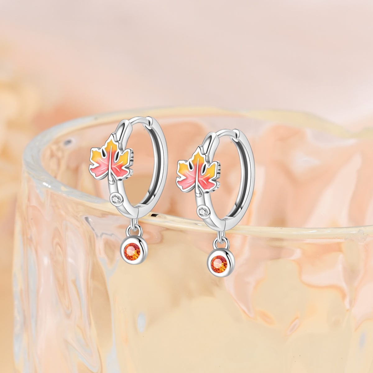 Liora Atelier Autumn Glow Maple Leaf Earrings