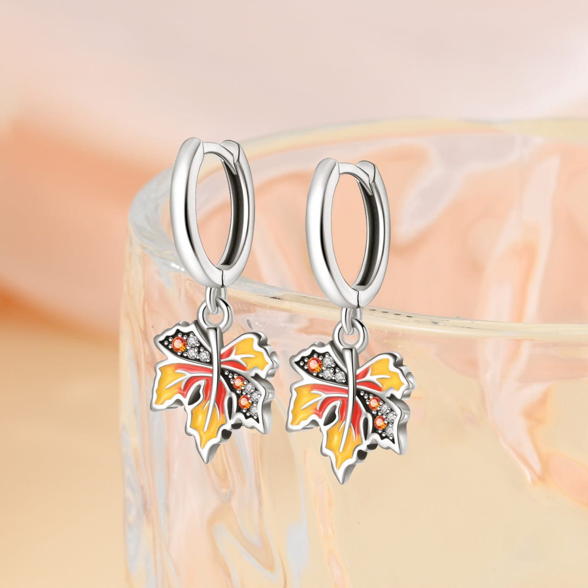 Liora Atelier Autumn Maple Leaf Drop Earrings