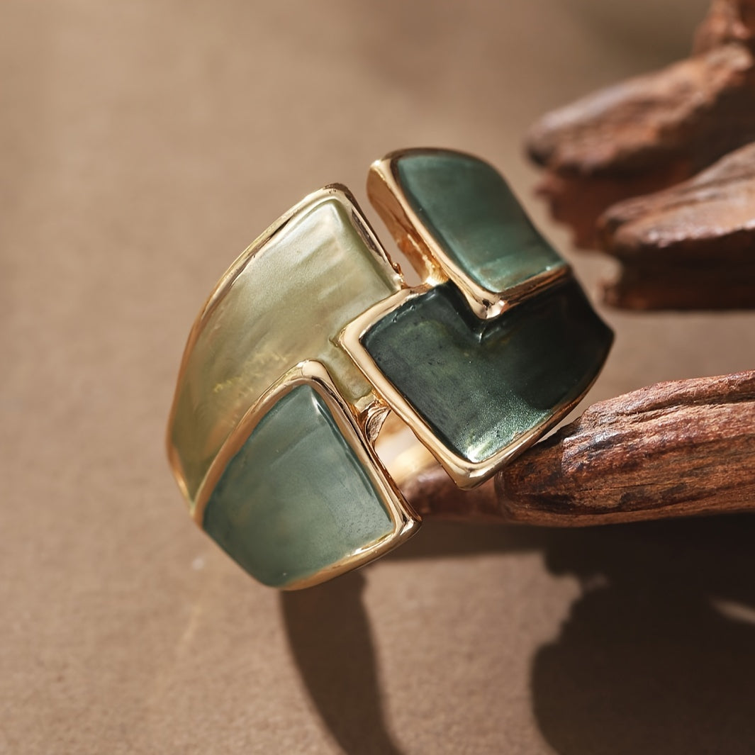 Vintage handgemalter Ring