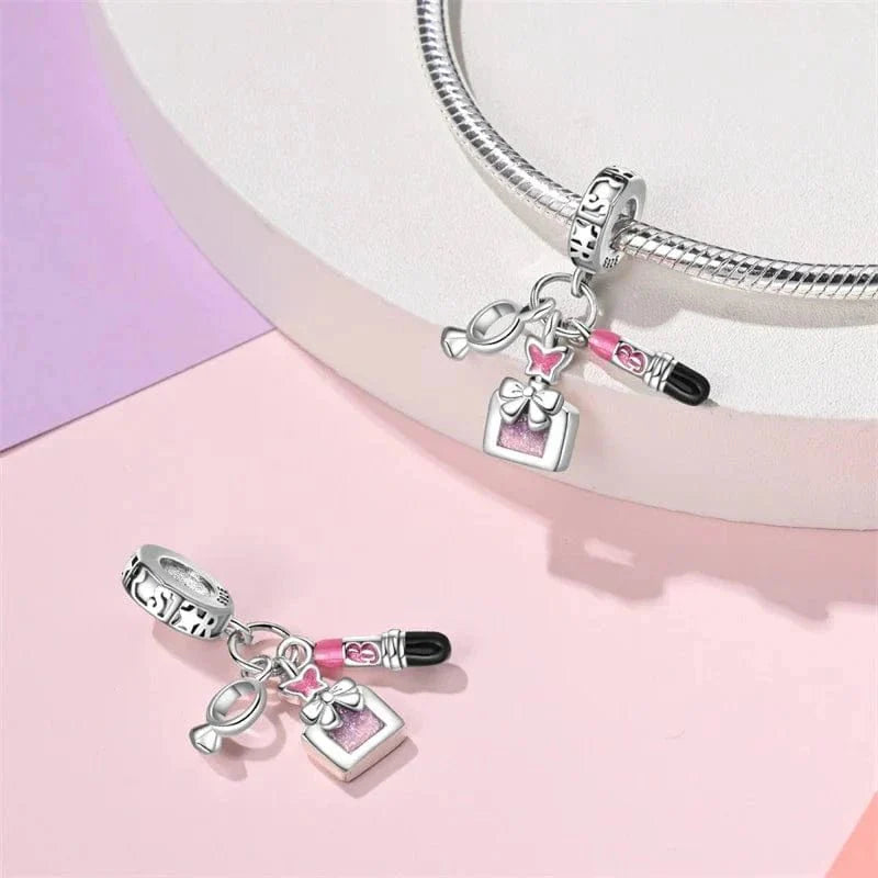 Liora Atelier Barbie Mirror, Perfume, Pink Lipstick Charm