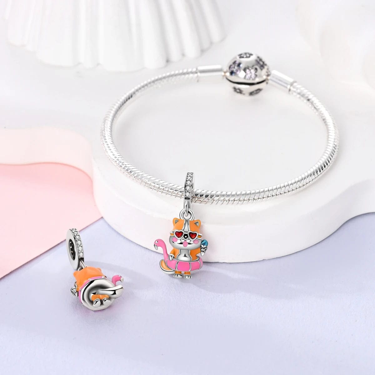 Liora Atelier Beach Day Kitten Summer Dangle Charm