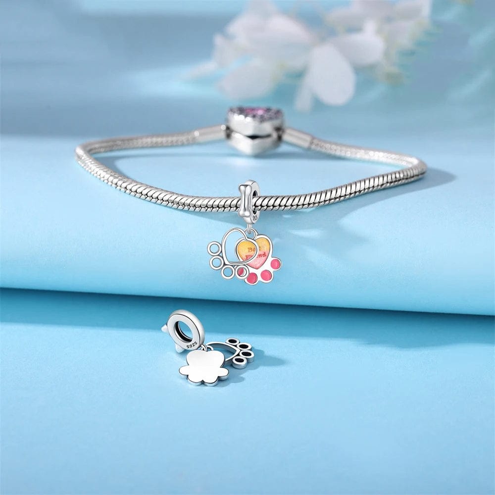 Liora Atelier Hearts & Paw Print Dangle Charm