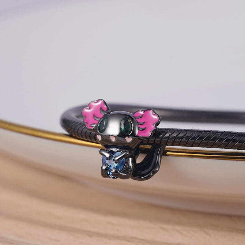 Liora Atelier Black Mexican Axolotl Charm