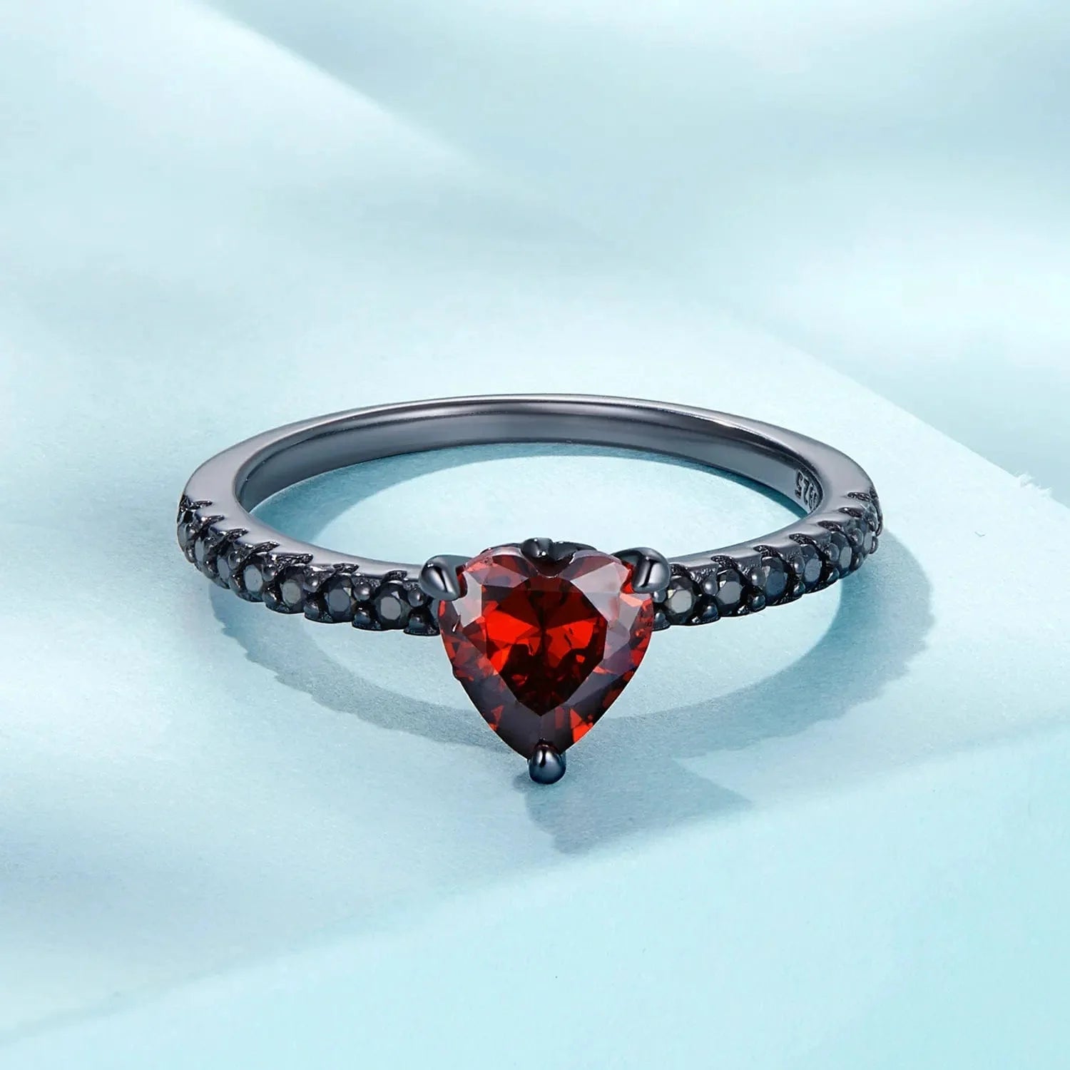 Liora Atelier Black Punk Heart Ring