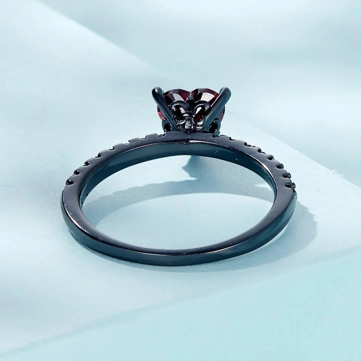 Liora Atelier Black Punk Heart Ring