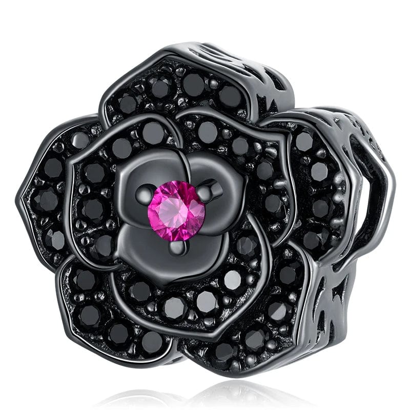 Liora Atelier Black Rose Flower Charm