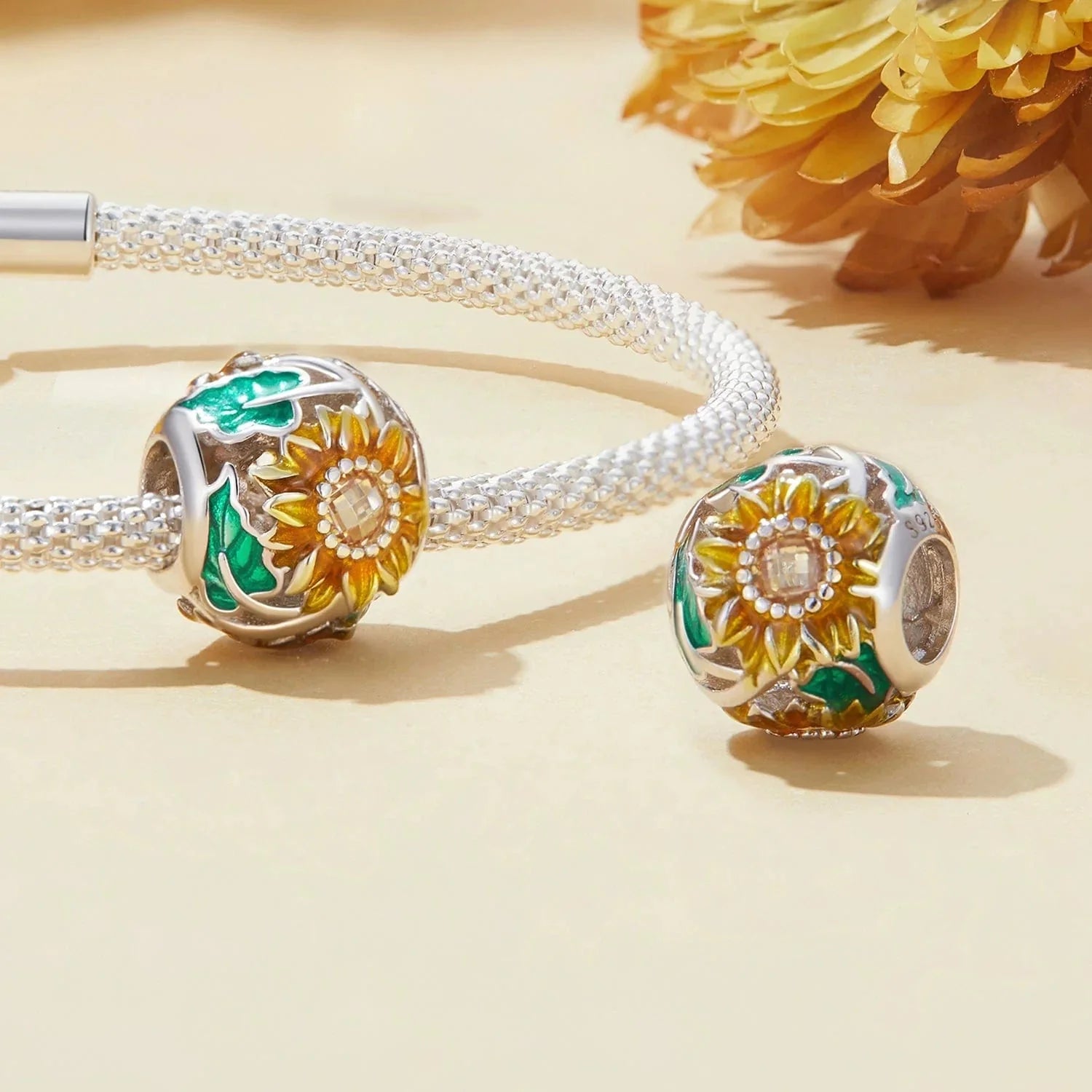 Liora Atelier Blooming Sunflower Bead Charm
