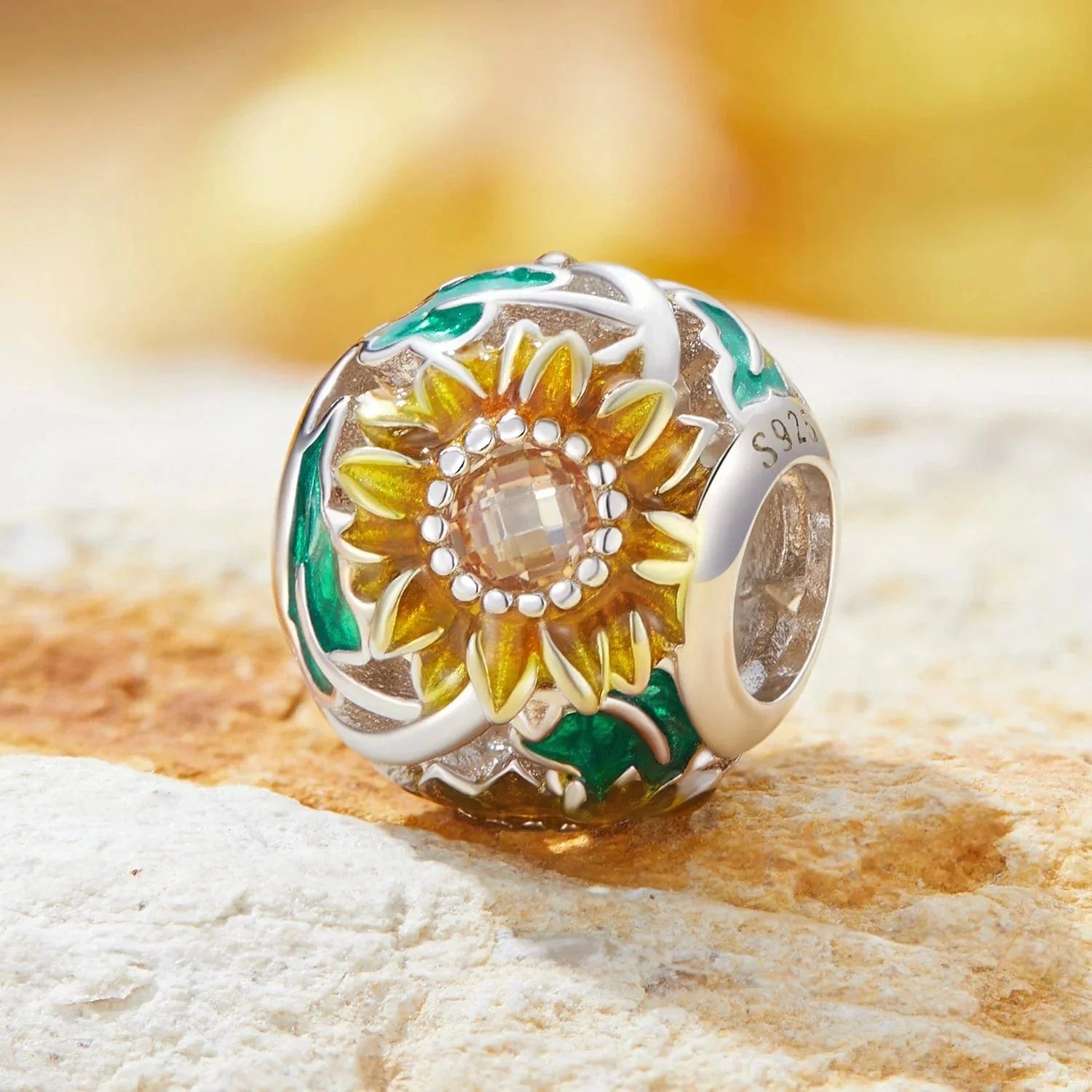 Liora Atelier Blooming Sunflower Bead Charm