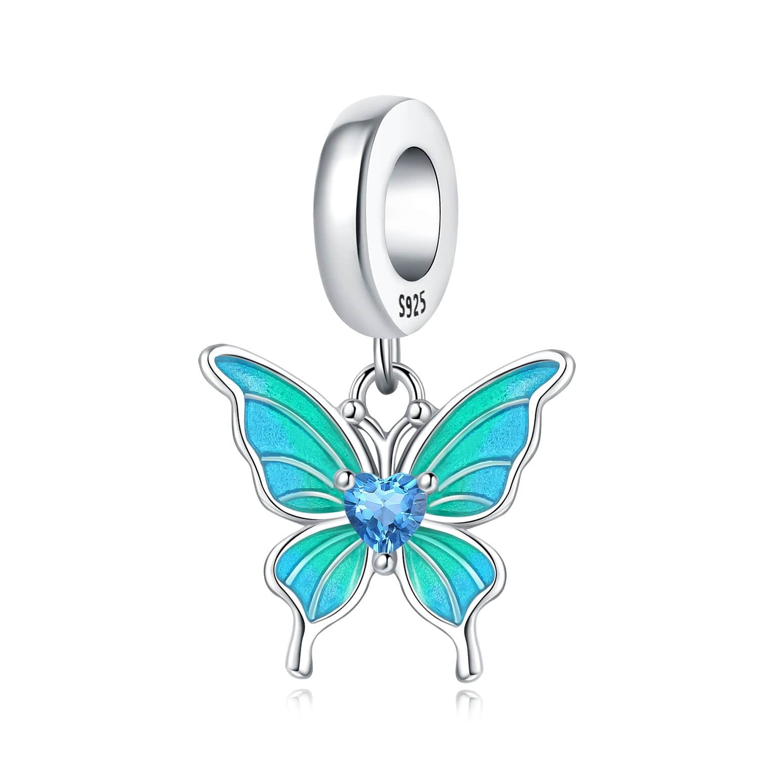 Liora Atelier Blue Butterfly Dangle Charm