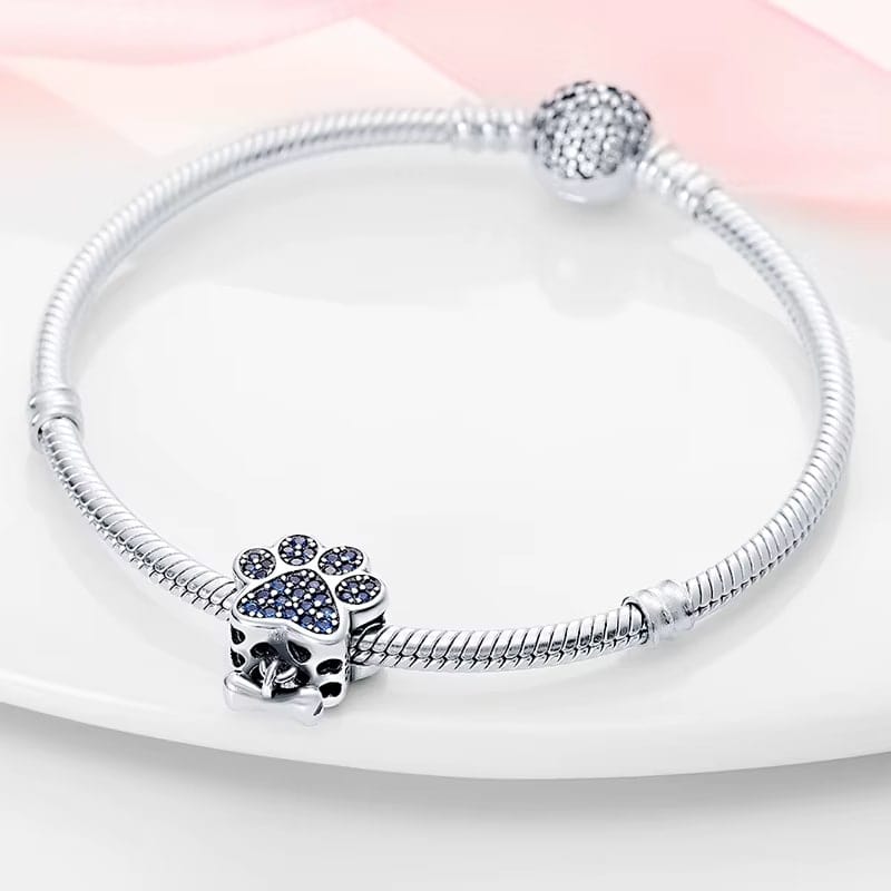 Liora Atelier Blue Dog Paw Charm