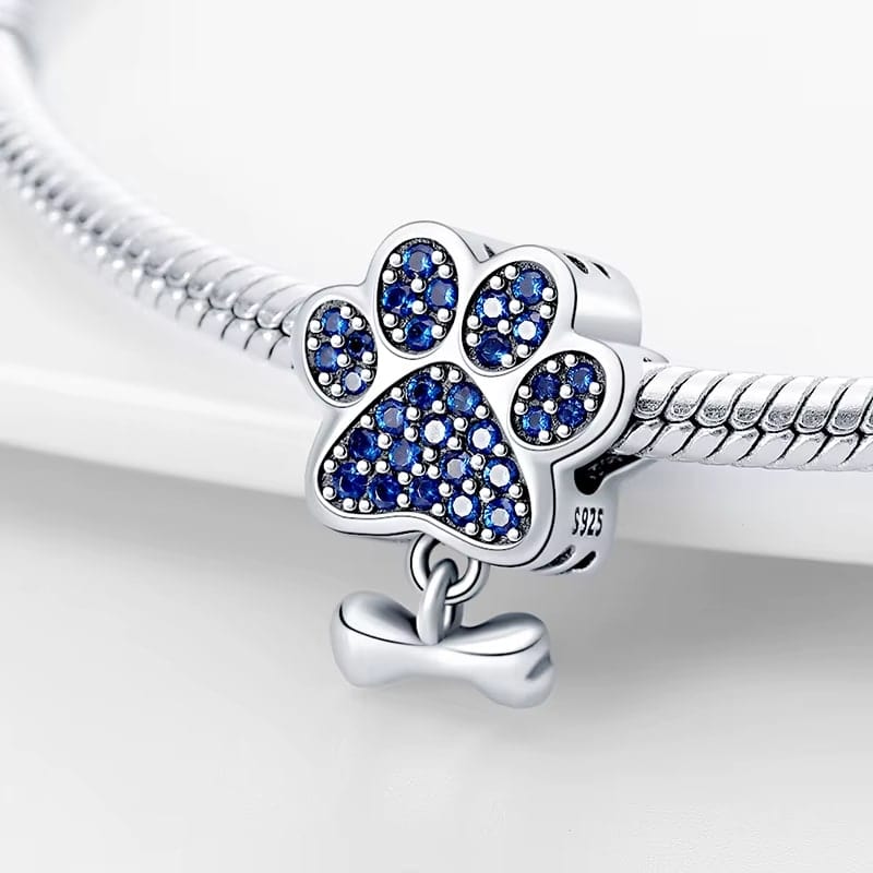 Liora Atelier Blue Dog Paw Charm