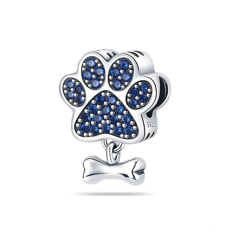 Liora Atelier Blue Dog Paw Charm