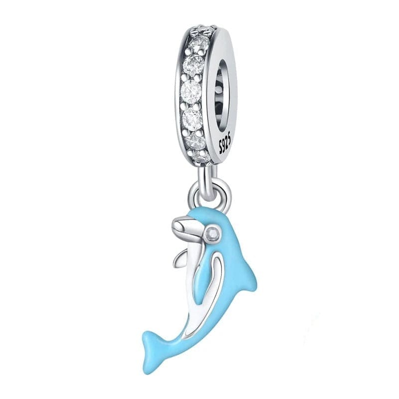 Liora Atelier Blue Dolphin Dangle Charm
