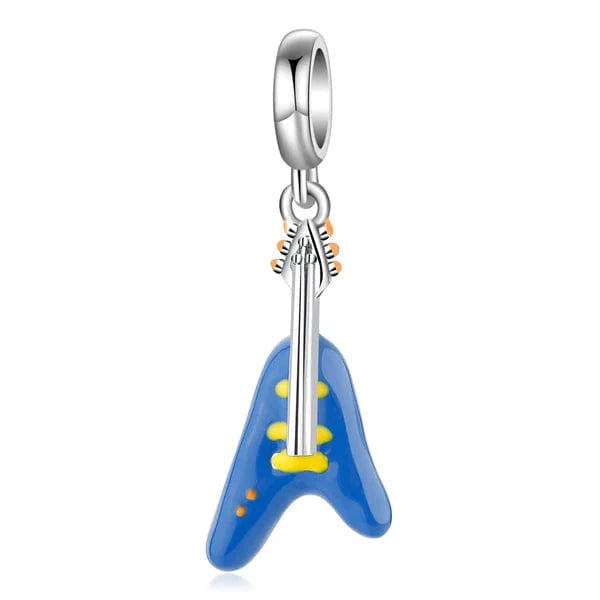 Liora Atelier Blue Electric Guitar Charm