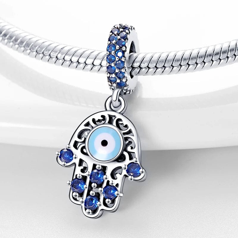 Liora Atelier Blue Hand of Fatima Charm
