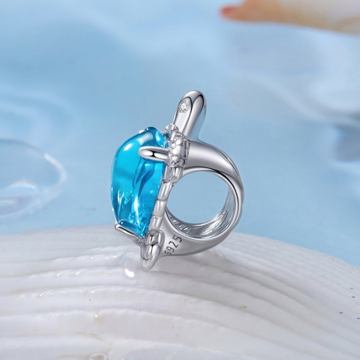 Liora Atelier Blue Ocean Turtle Charm