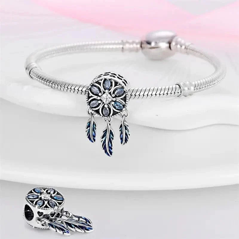 Liora Atelier Blue Stone Dreamcatcher Charm