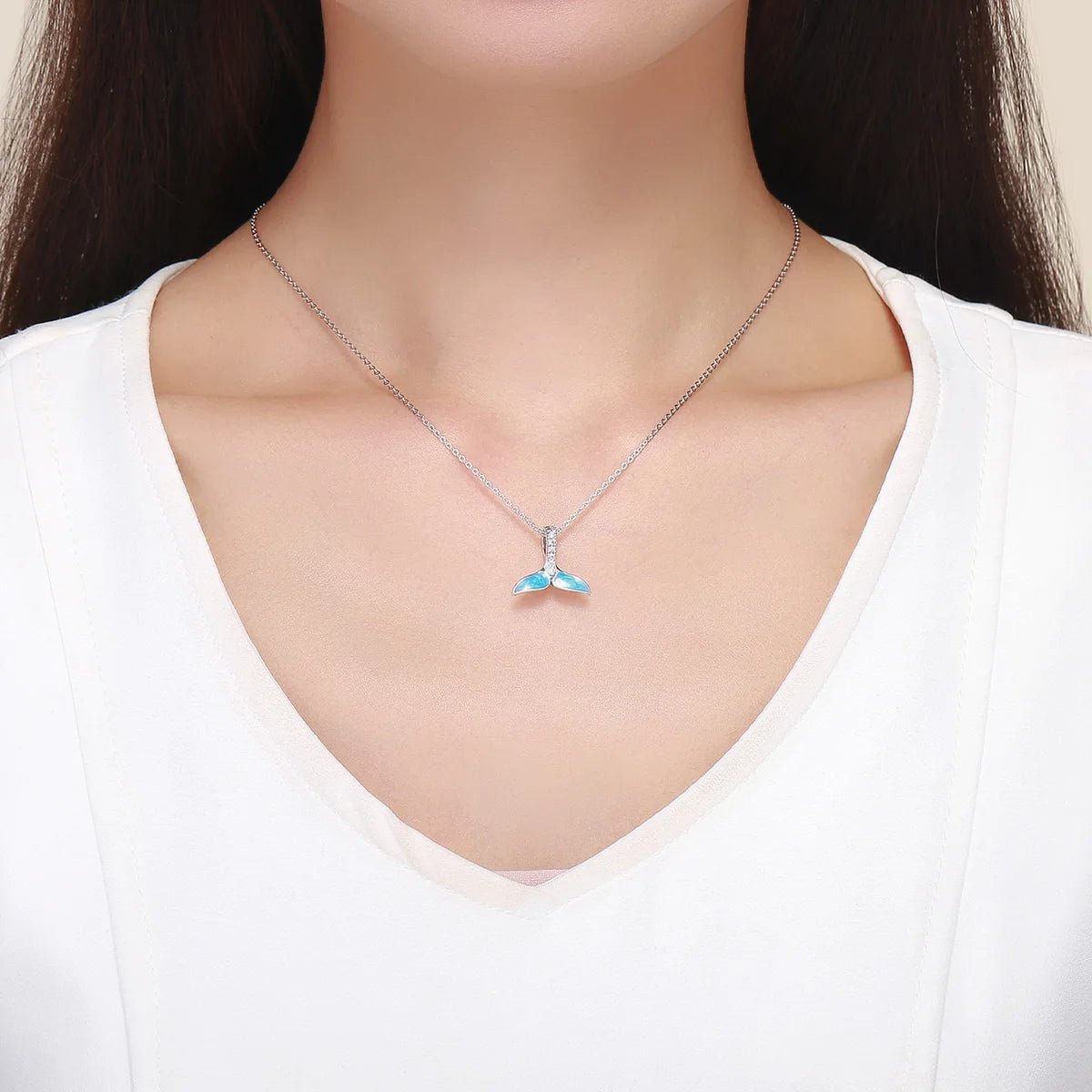 Liora Atelier Blue Whale Tail Ocean Charm