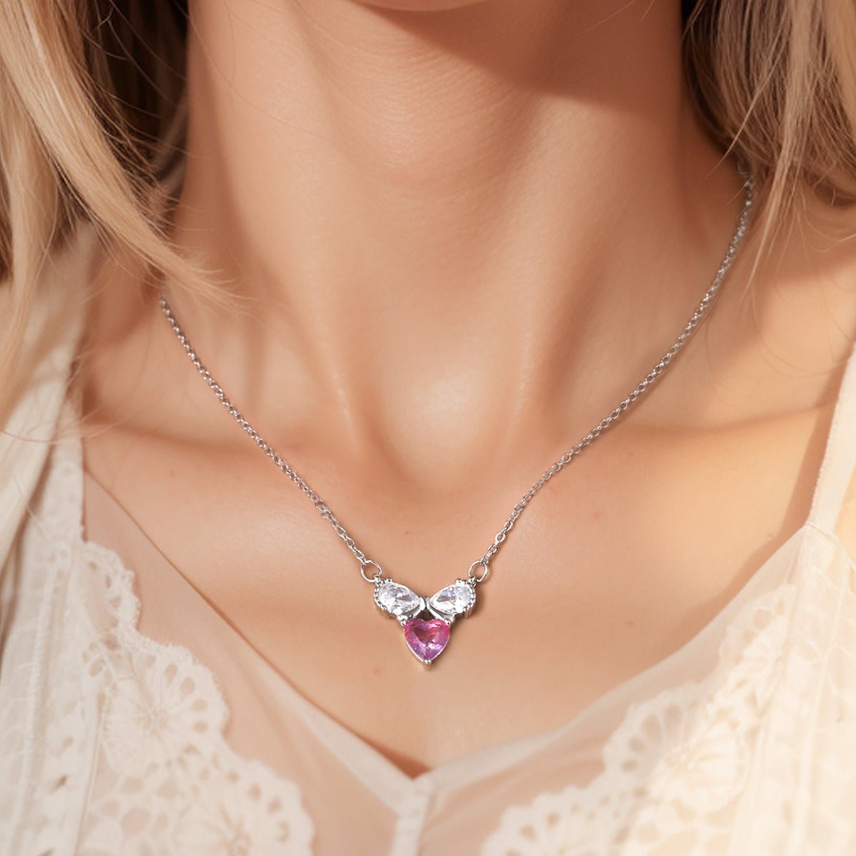 Liora Atelier Bow & Heart Elegance Necklace