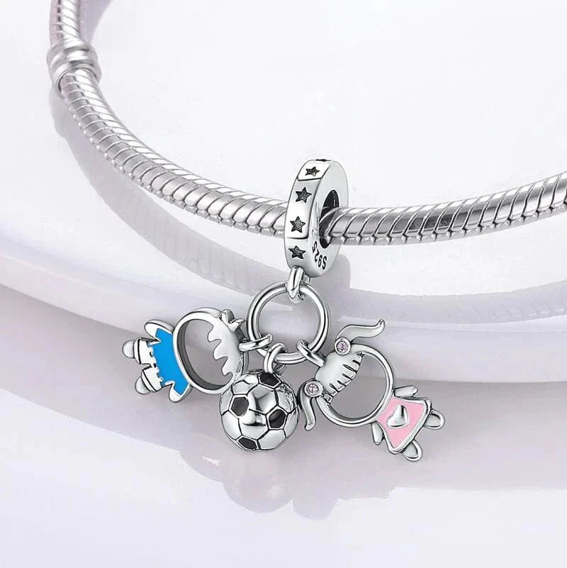 Liora AtelierBoy & Girl Football Charm
