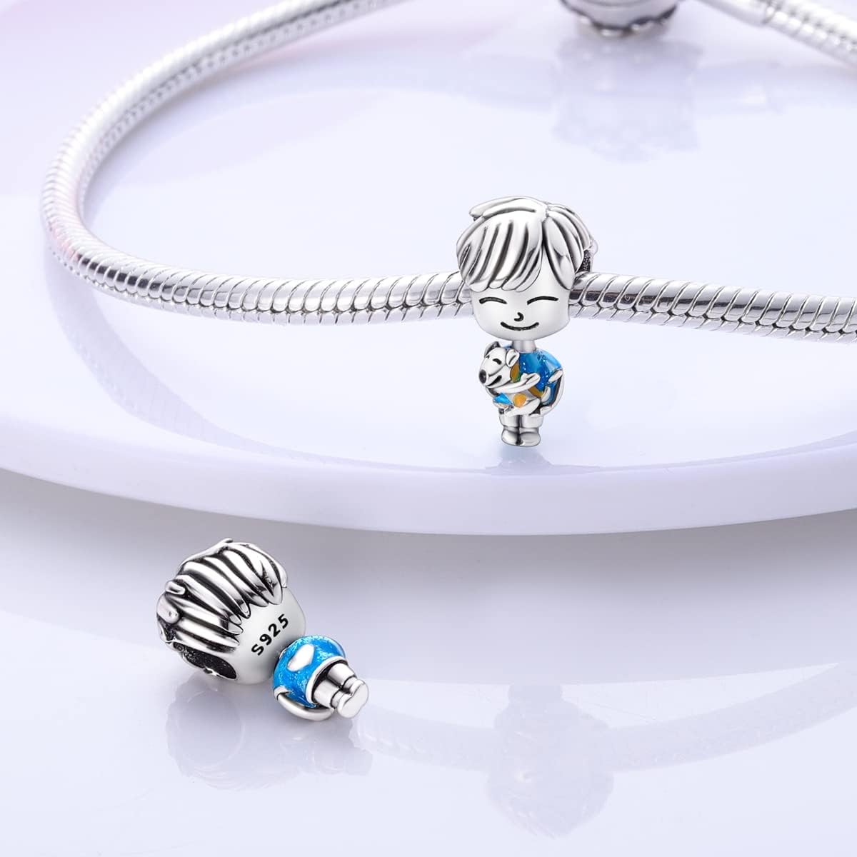 Liora Atelier Boy with Dog Charm