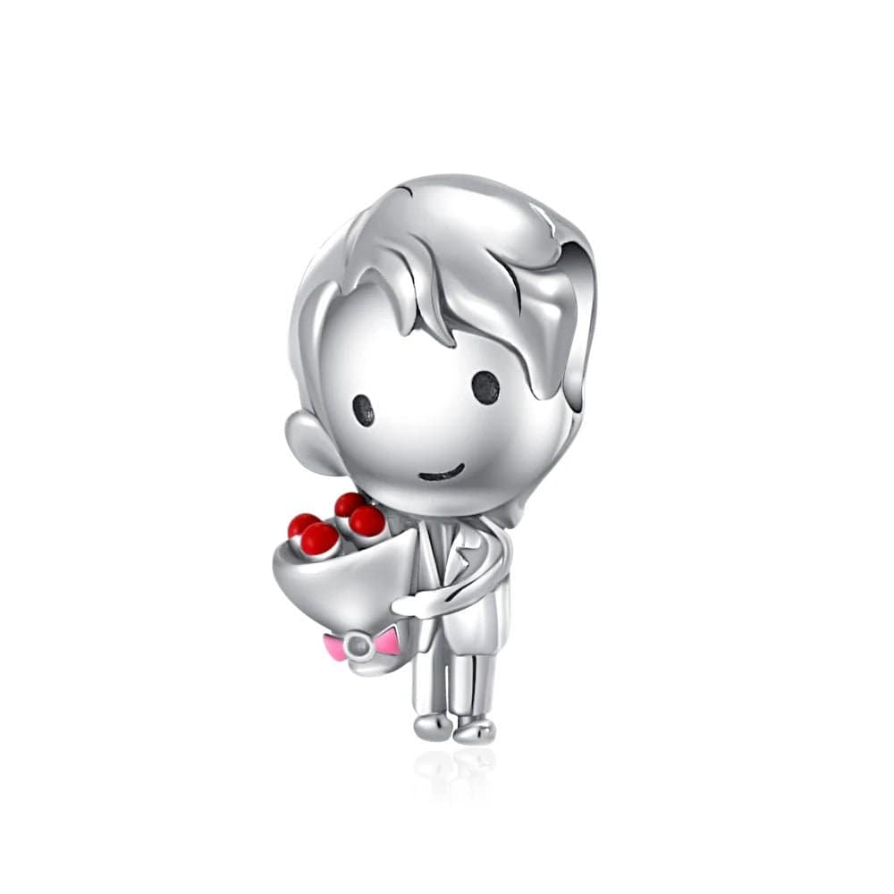 Liora Atelier Bridegroom with Roses Charm