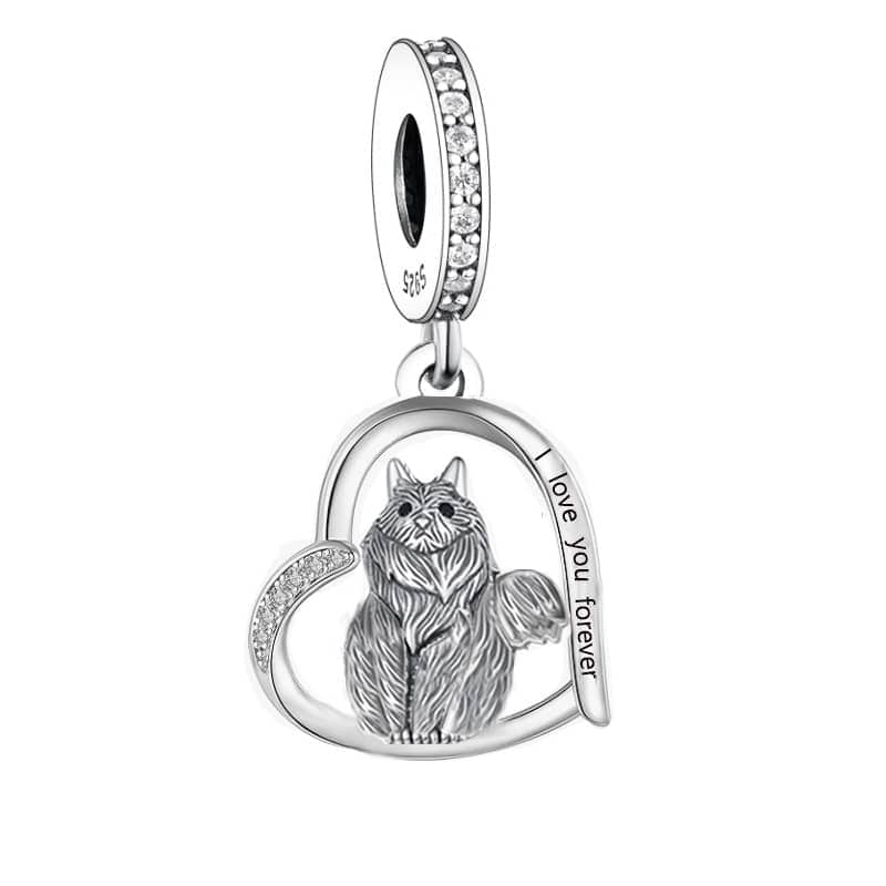Liora Atelier British Longhair Cat Dangle Charm