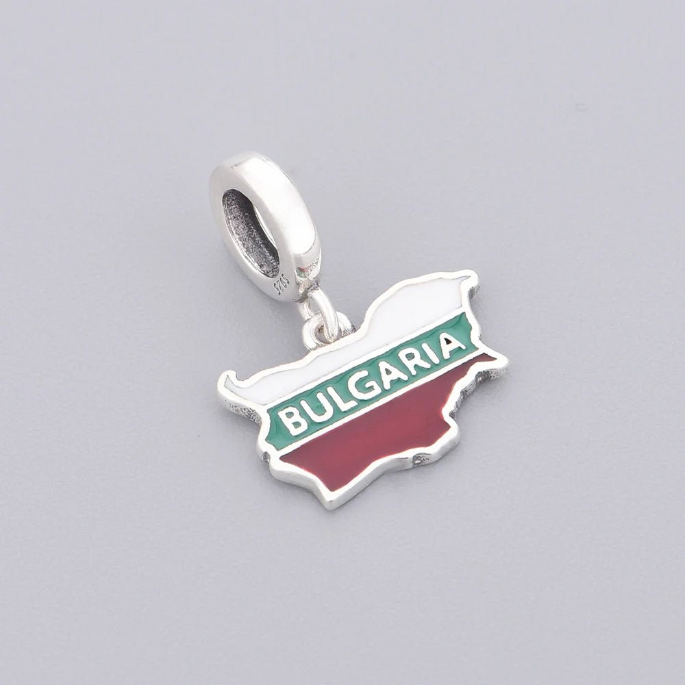Liora Atelier Bulgaria Map Dangle Charm