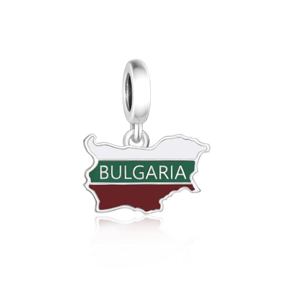 Liora Atelier Bulgaria Map Dangle Charm