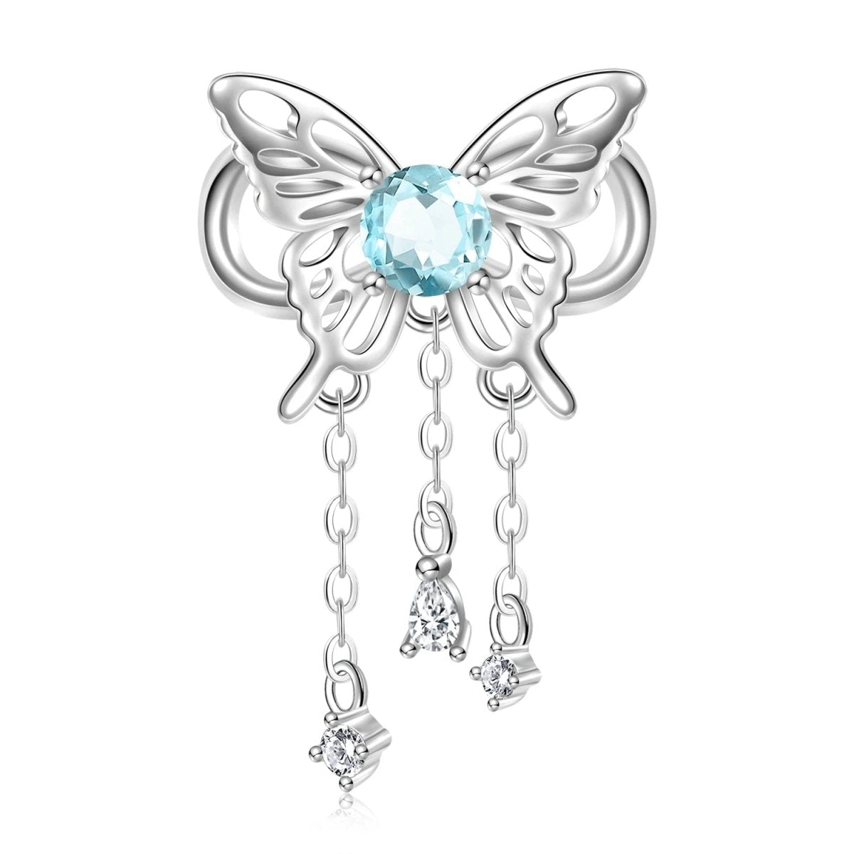Liora Atelier Butterfly Birthstone Dangle Charms