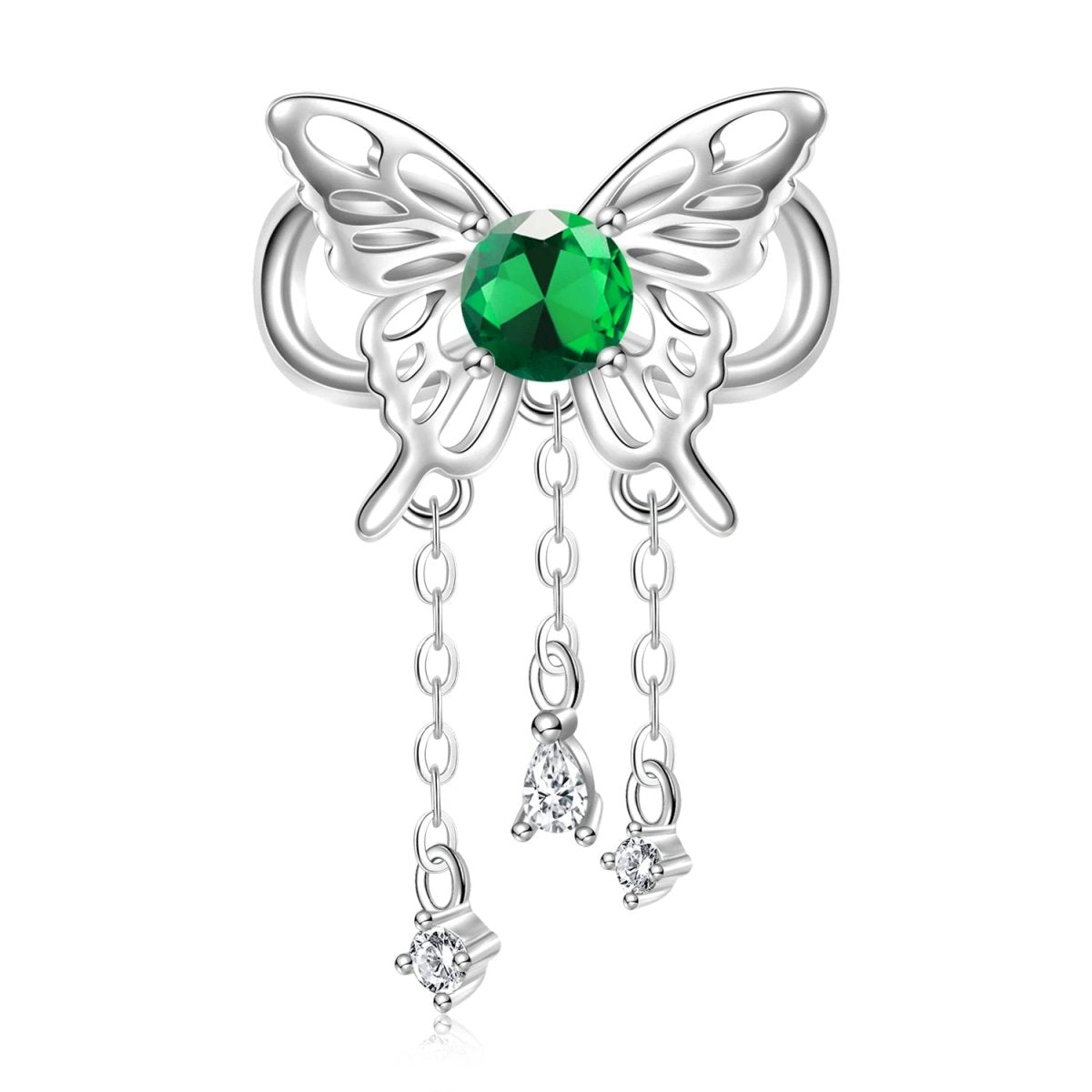 Liora Atelier Butterfly Birthstone Dangle Charms
