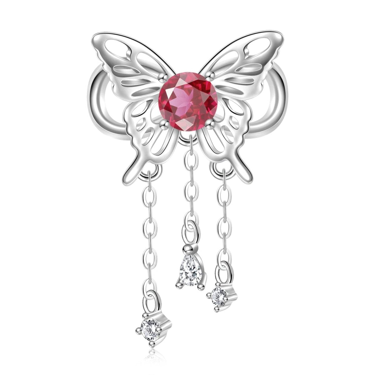 Liora Atelier Butterfly Birthstone Dangle Charms