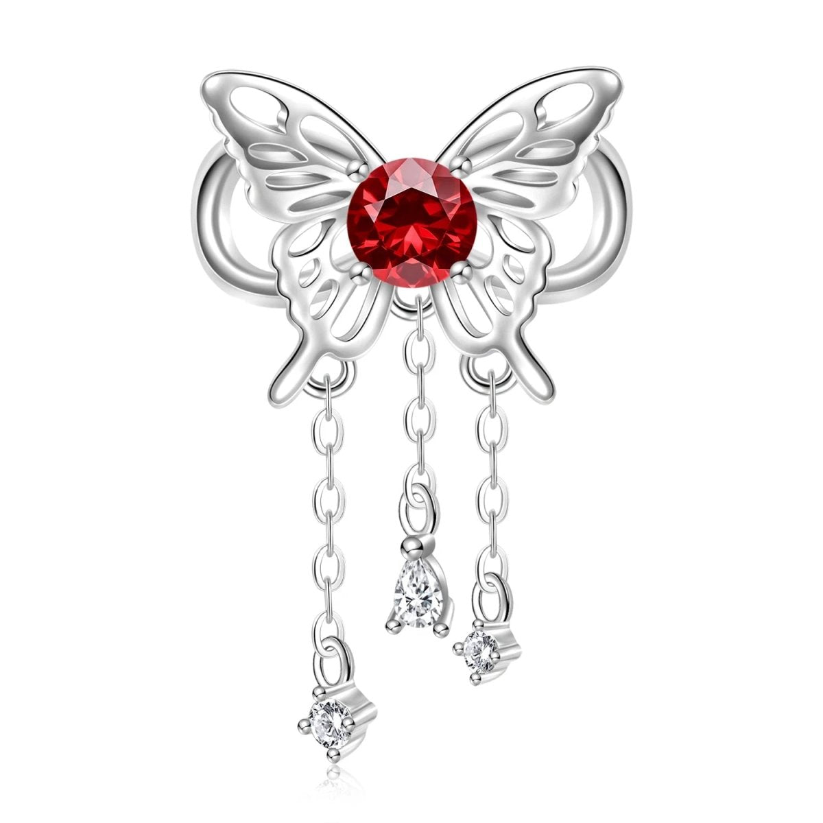 Liora Atelier Butterfly Birthstone Dangle Charms