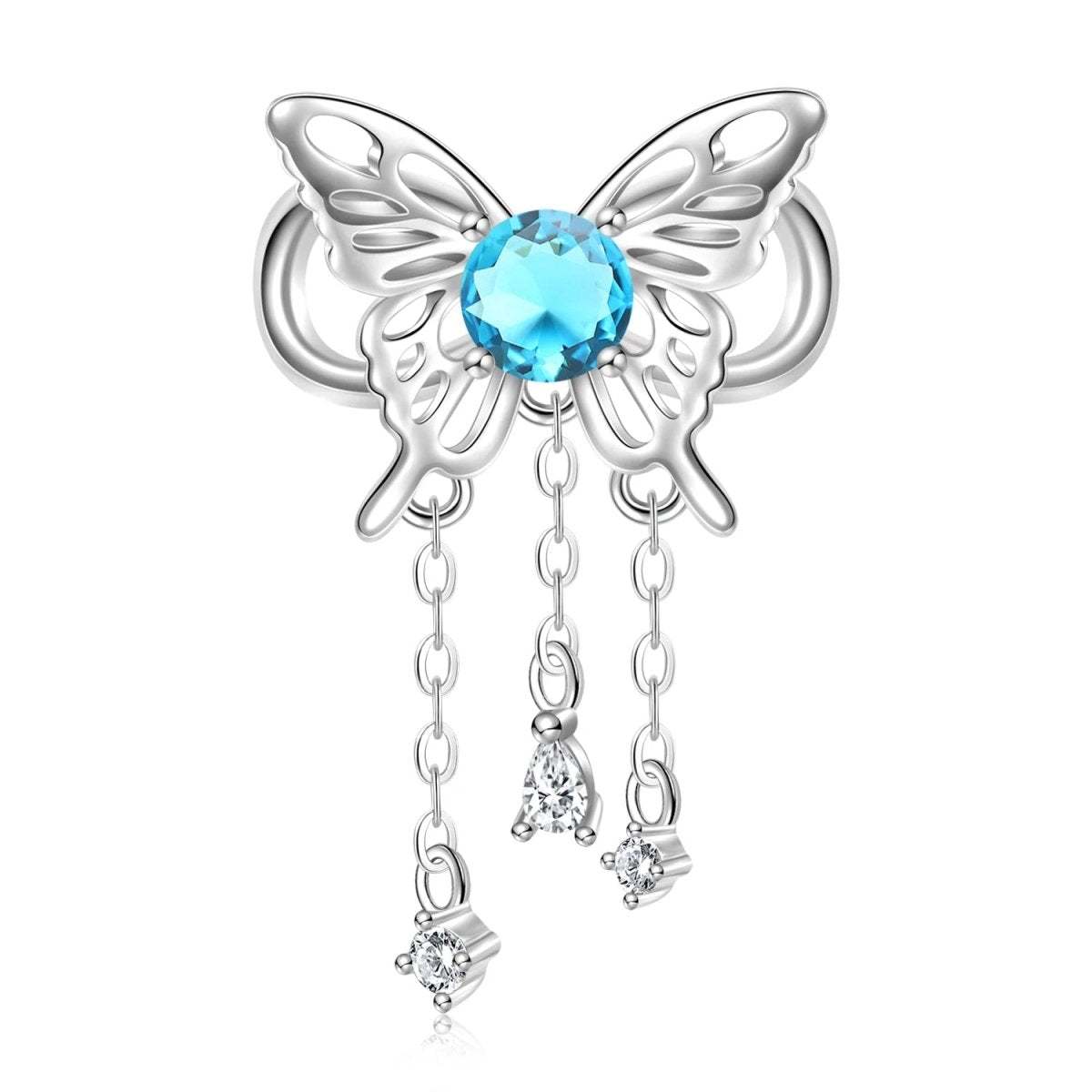 Liora Atelier Butterfly Birthstone Dangle Charms