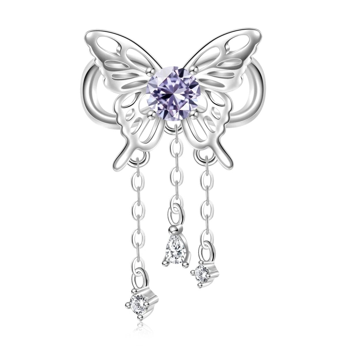 Liora Atelier Butterfly Birthstone Dangle Charms