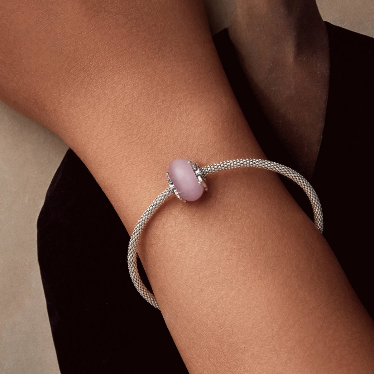 Liora Atelier Butterfly with Pink Murano Charm