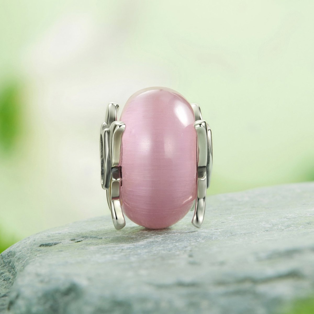 Liora Atelier Butterfly with Pink Murano Charm