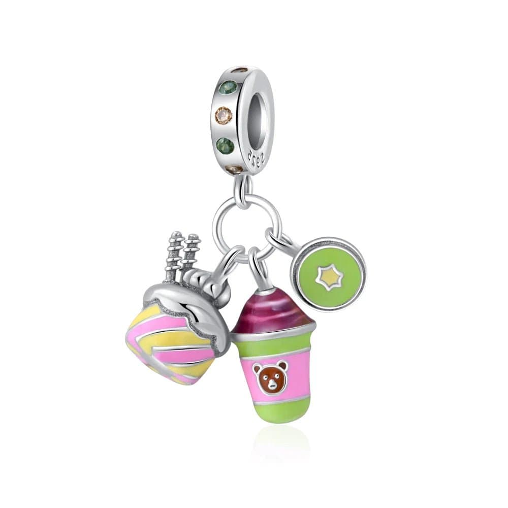 Liora Atelier Cake and Juice Green Triple Dangle Charm