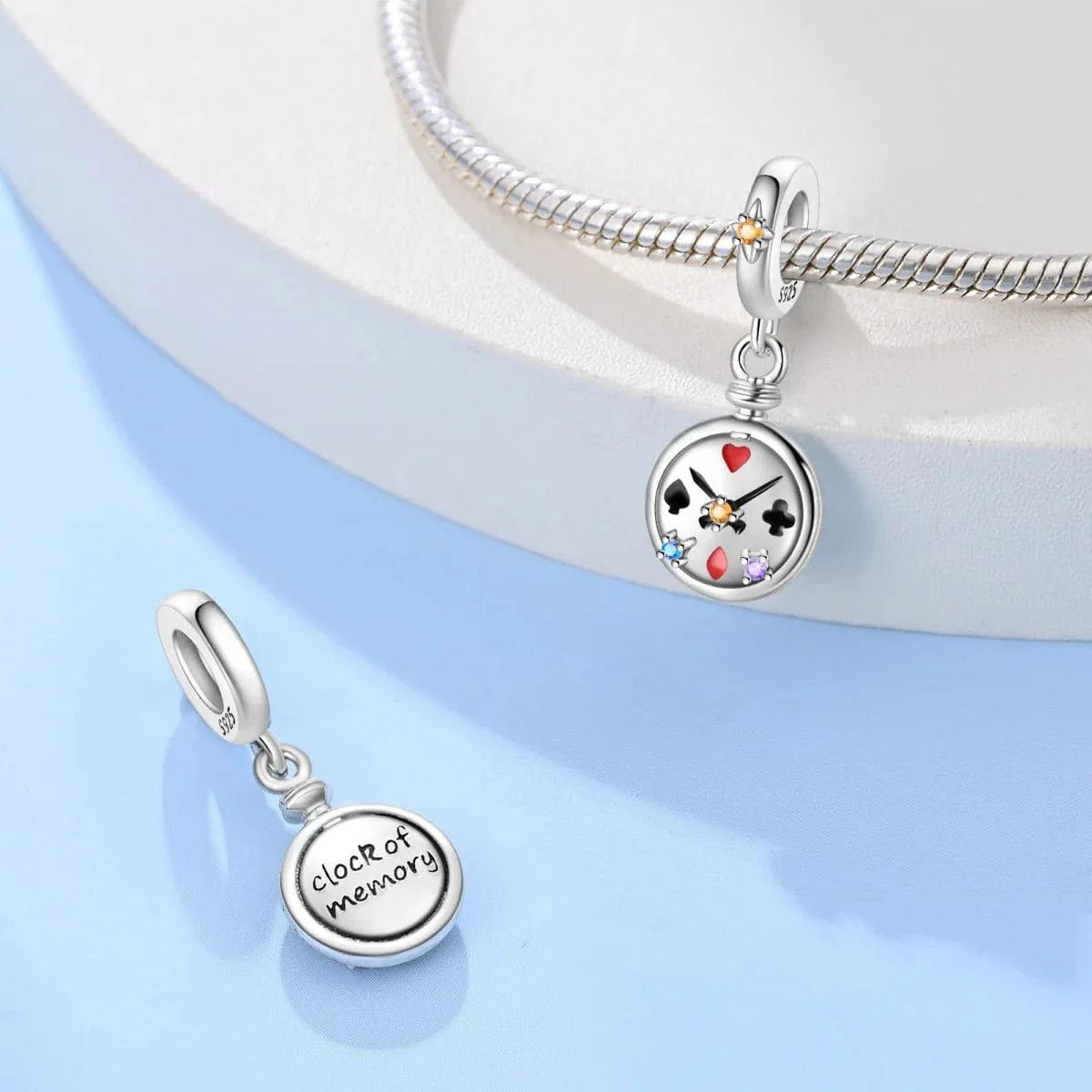 Liora AtelierCard Suits Timepiece Charm