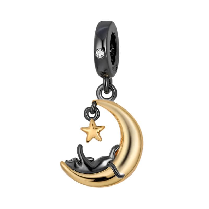 Liora Atelier Cat and Moon Dangle Charm